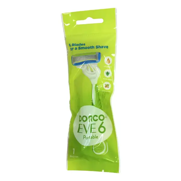 dorco-green-6-blade-razor-refill