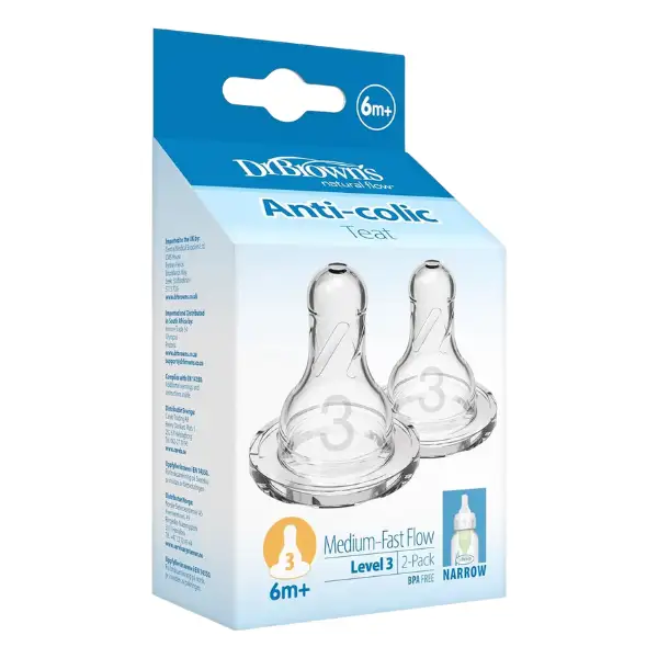dr-browns-narrow-neck-teat-level-3-2-pack