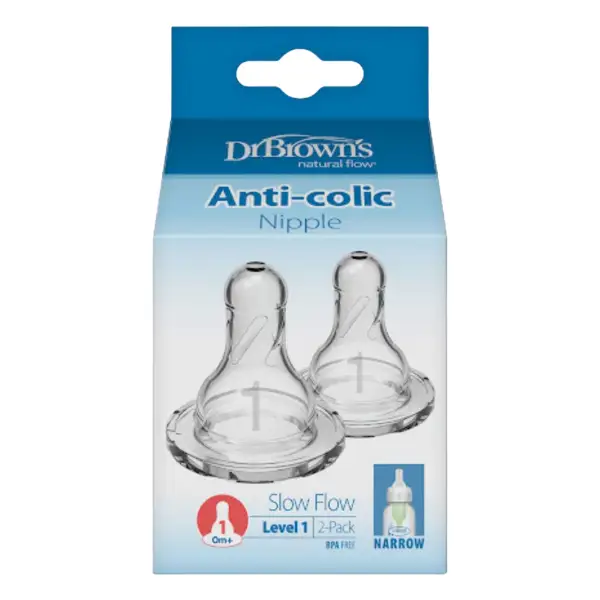 dr-browns-narrow-nipple-level-1-silicone-anti-colic-2-pack